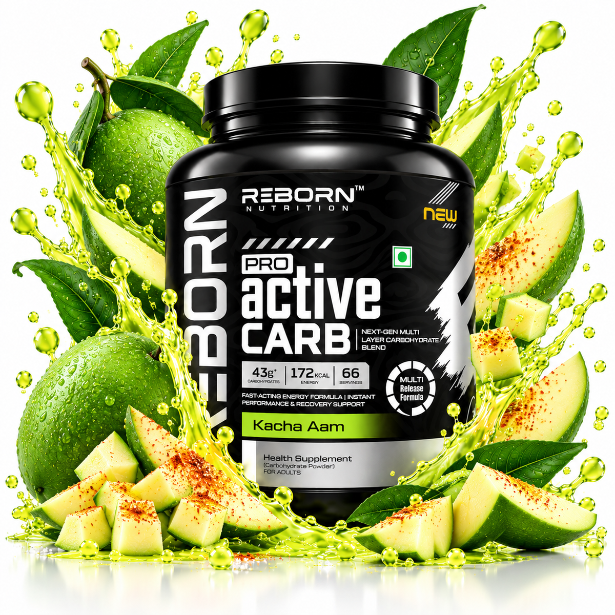 REBORN PRO ACTIVE CARB | 66 SERVING
