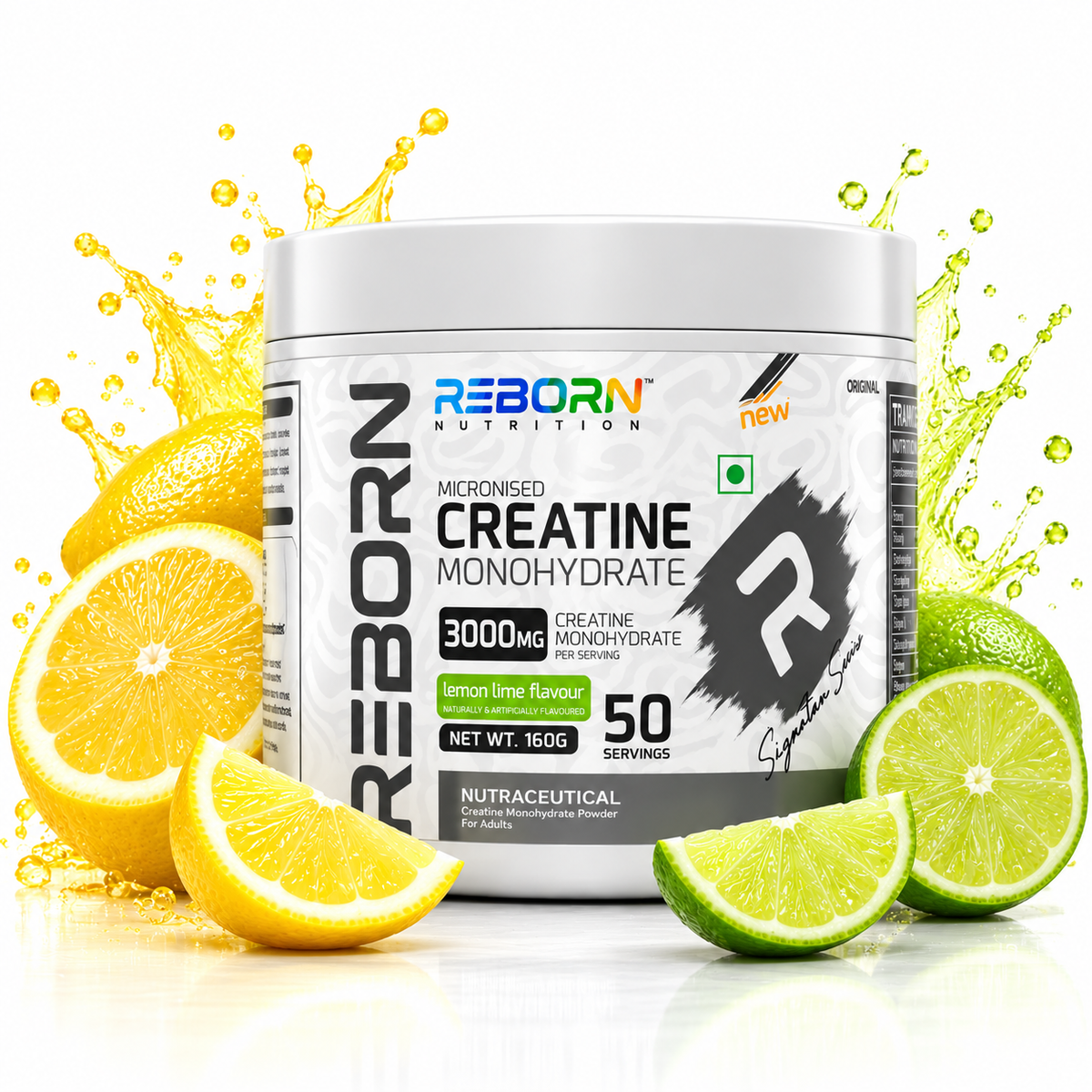 REBORN NUTRITION MICRONISED CREATINE MONOHYDRA | 50 Serving