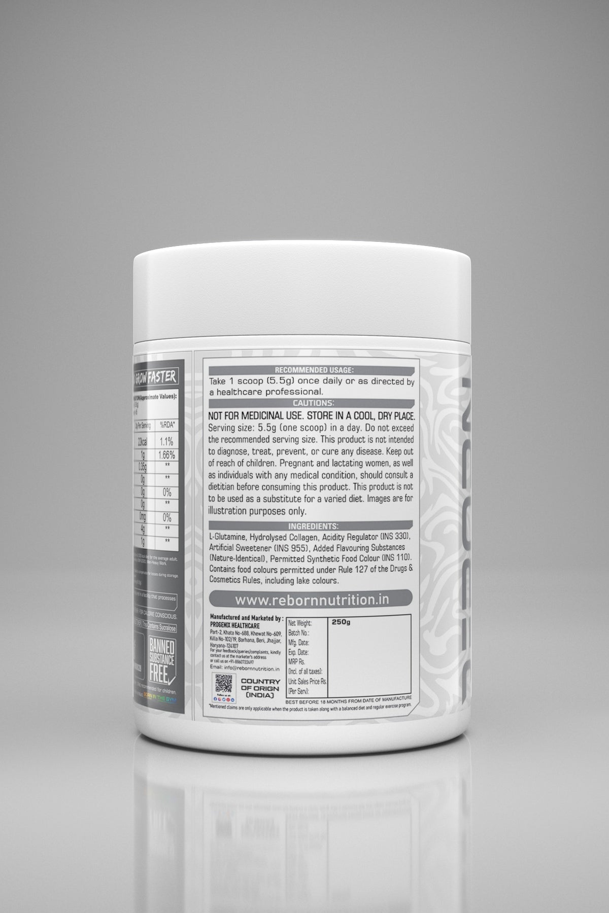 REBORN PRO-ACTIVE GLUTA + COLLAGEN | 45 Serving