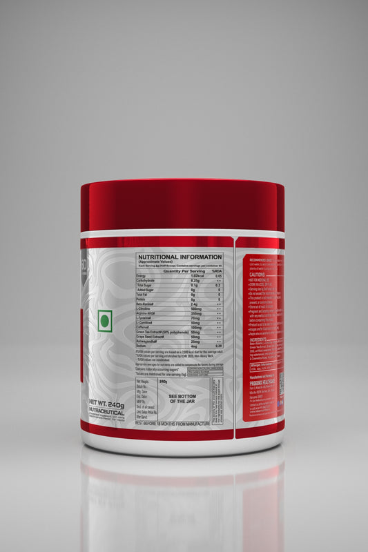 REBORN NUTRITION THE HYPER THRUST PRE-WORKOUT | 60 Serving