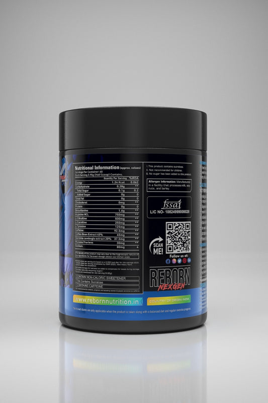 REBORN NEX GEN ORIGINAL EXPLOSIVE PRE-WORKOUT | 60 Serving