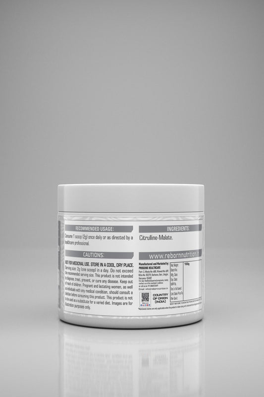 REBORN NUTRITION SIGNATURE SERIES CITRULLINE MALATE 2000MG POWDER | 50 SERVINGS