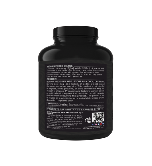 REBORN NUTRITION PRO- ACTIVE NITRA WHEY, 30 G PROTEIN | 39 Serving