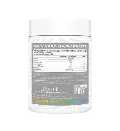 REBORN NUTRITION PRO ACTIVE L-GLUTAMINE | 50 Serving