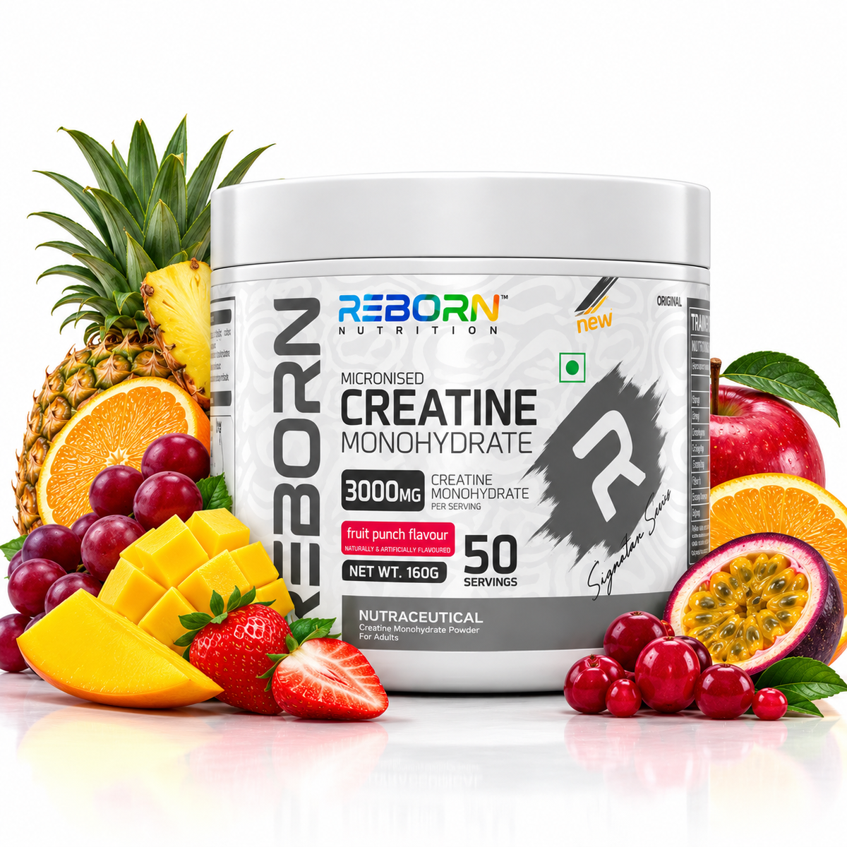 REBORN NUTRITION MICRONISED CREATINE MONOHYDRA | 50 Serving