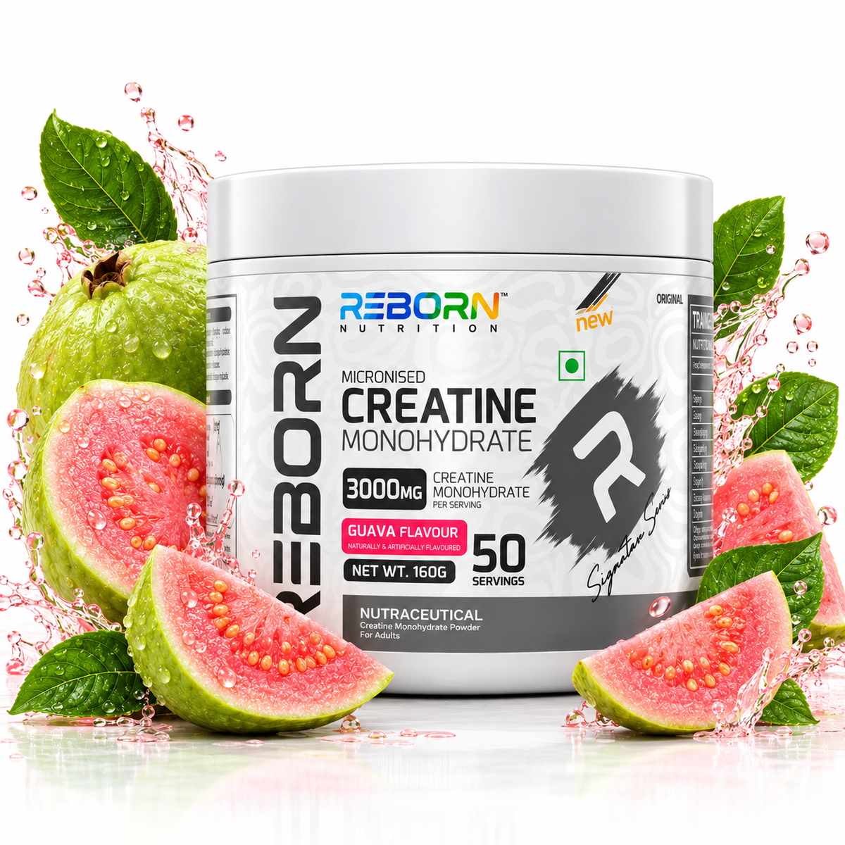 REBORN NUTRITION MICRONISED CREATINE MONOHYDRA | 50 Serving