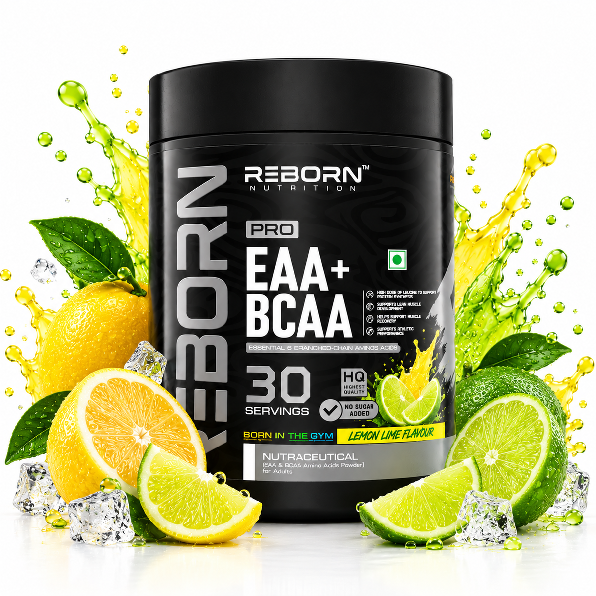 REBORN PRO EAA + BCAA SUPPLEMENT ESSENTIAL AMINO ACIDS | 30 SERVINGS