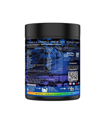 REBORN NUTRITION NUTRACEUTICALS ULTRA CONCENTRATED PRE-WORKOUT BOOSTER, 60 SERVINGS