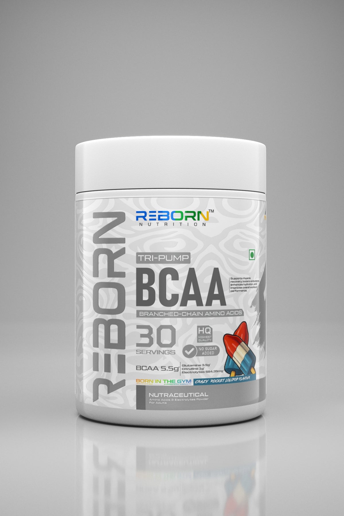 REBORN NUTRITION TRI-PUMP BCAA | 30 SERVINGS