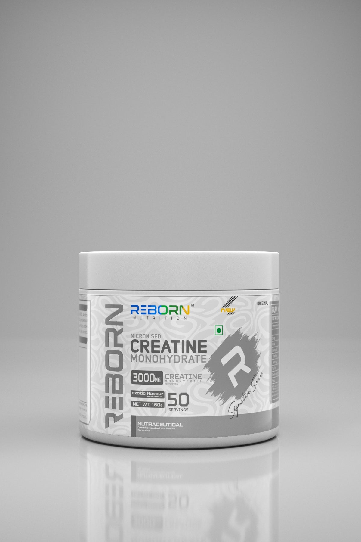 REBORN NUTRITION MICRONISED CREATINE MONOHYDRA | 50 Serving