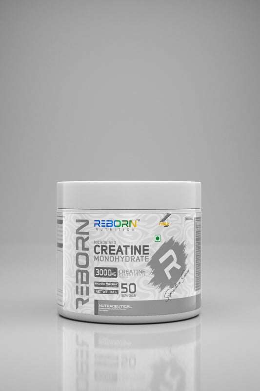 REBORN NUTRITION MICRONISED CREATINE MONOHYDRA | 50 Serving