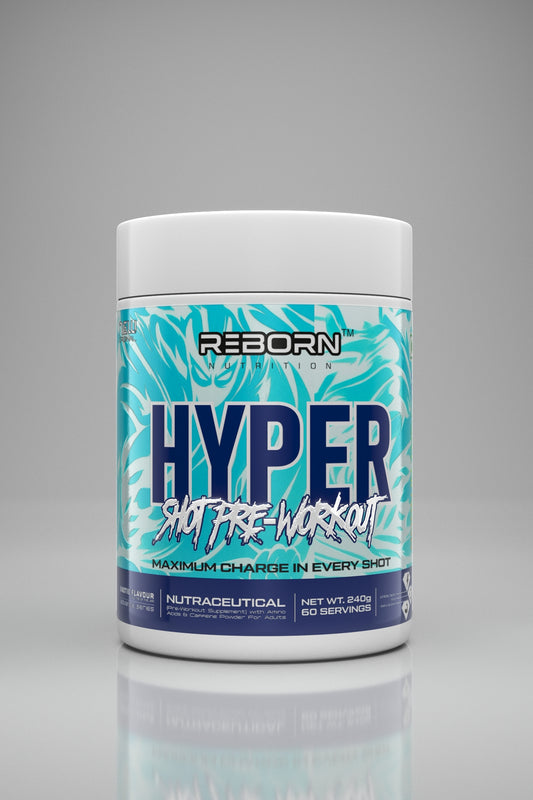 REBORN NUTRITION HYPER  SHOT PRE-WORKOUT , 60 SERVINGS