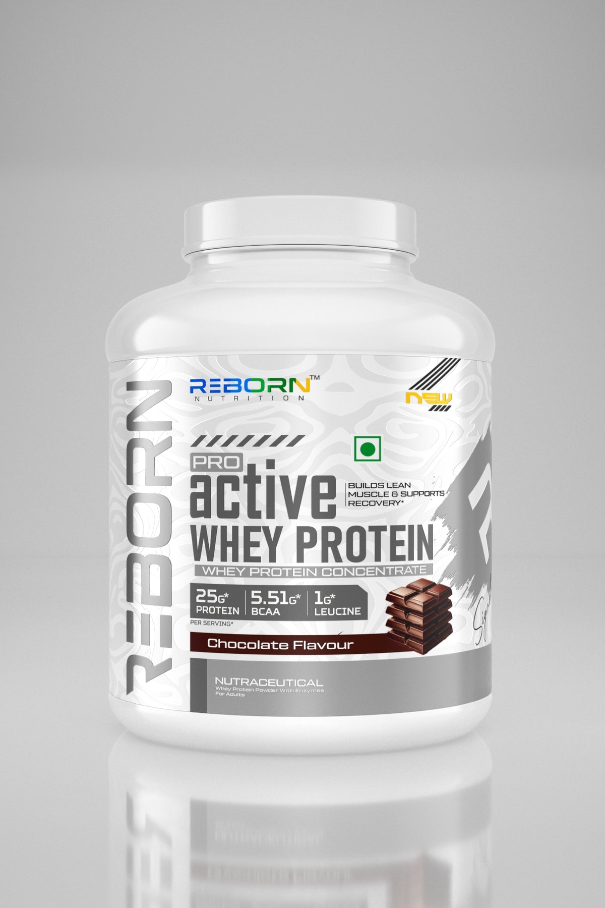REBORN NUTRITION PRO-ACTIVE WHEY  ,25G PROTEIN | 50 Serving