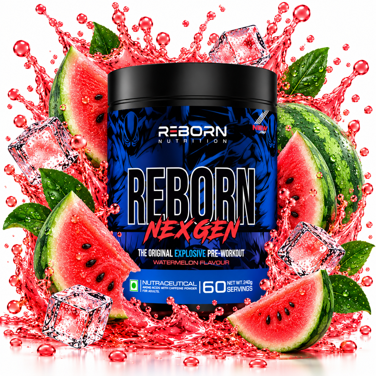 REBORN NEX GEN ORIGINAL EXPLOSIVE PRE-WORKOUT | 60 Serving