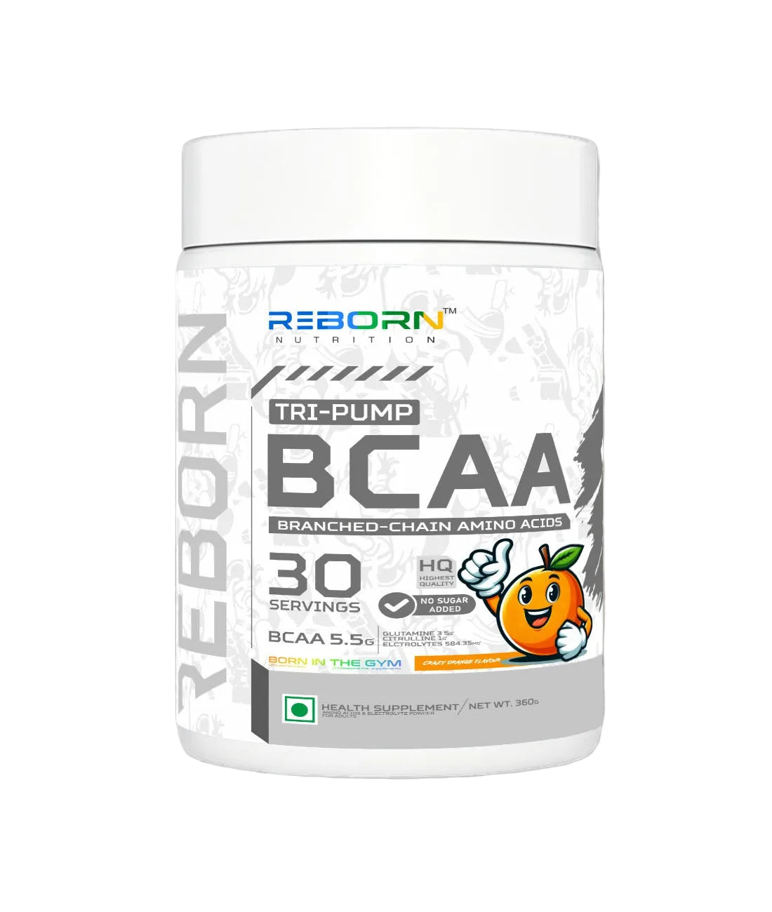 REBORN NUTRITION TRI-PUMP BCAA - 30 SERVINGS