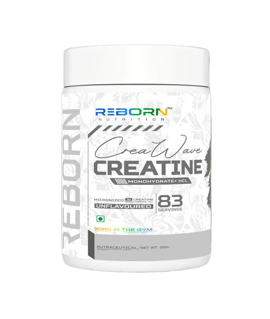 REBORN CREAWAVE CREATINE - MICRONIZED MONOHYDRATE + HCL  ,83 SERVINGS