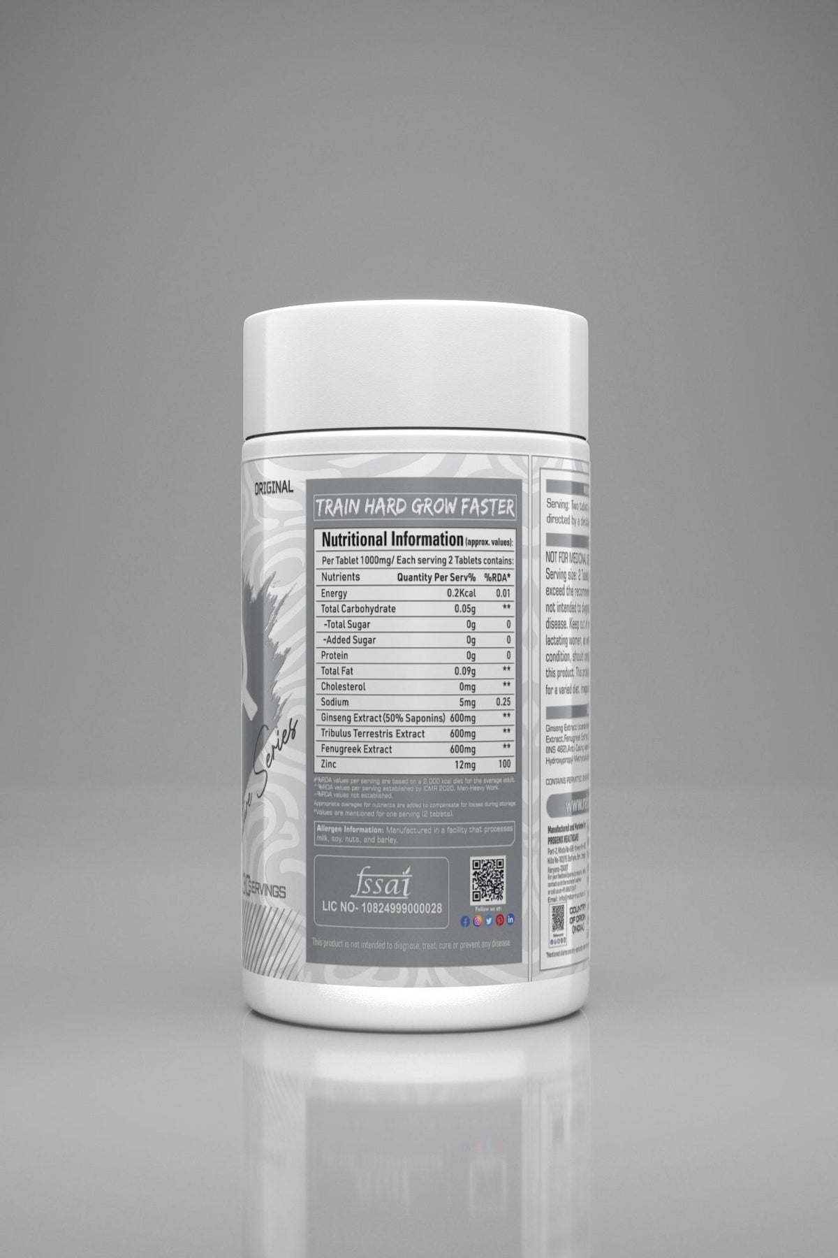 REBORN NUTRITION PRO TESTO RISE | 2000MG | 60 TABLETS