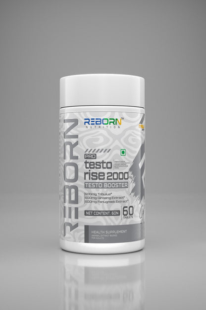 REBORN NUTRITION PRO TESTO RISE | 2000MG | 60 TABLETS
