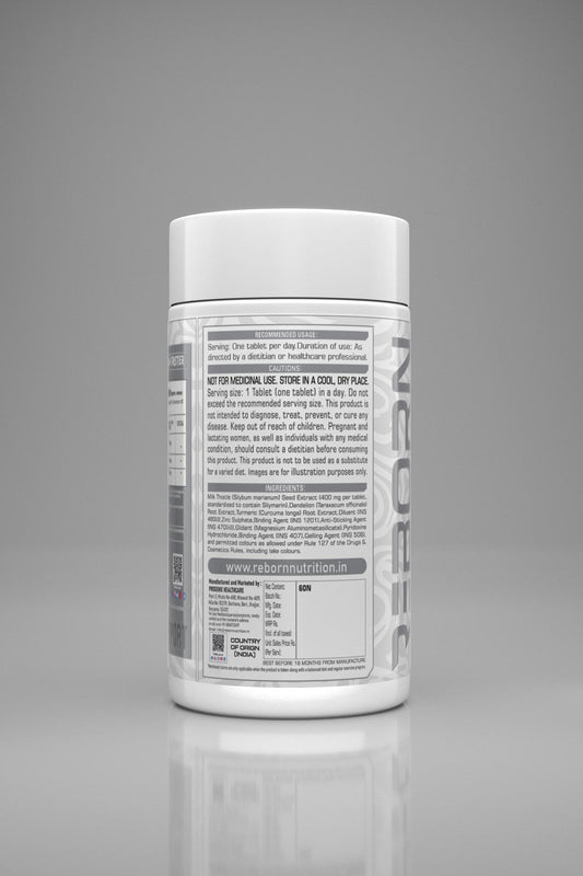 REBORN NUTRITION PRO LIVER SUPPORT | 1000MG | 60 TABLETS