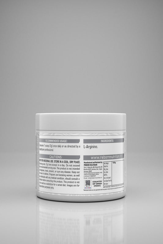 REBORN NUTRITION SIGNATURE SERIES L-ARGININE POWDER | 2000MG | 50 SERVINGS