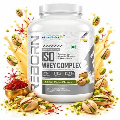 REBORN NUTRITION PRO-ACTIVE ISO WHEY COMPLEX ,25G PROTEIN | 55 Serving