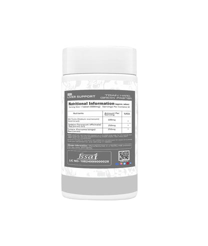 REBORN NUTRITION PRO LIVER SUPPORT- 1000mg, 60 TABLETS
