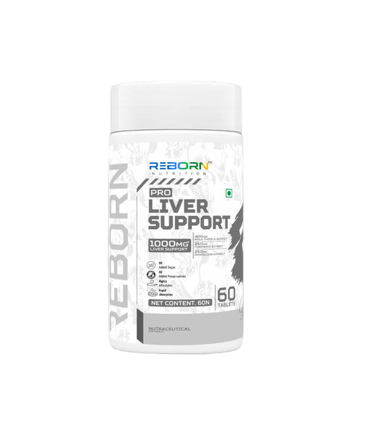 REBORN NUTRITION PRO LIVER SUPPORT- 1000mg, 60 TABLETS