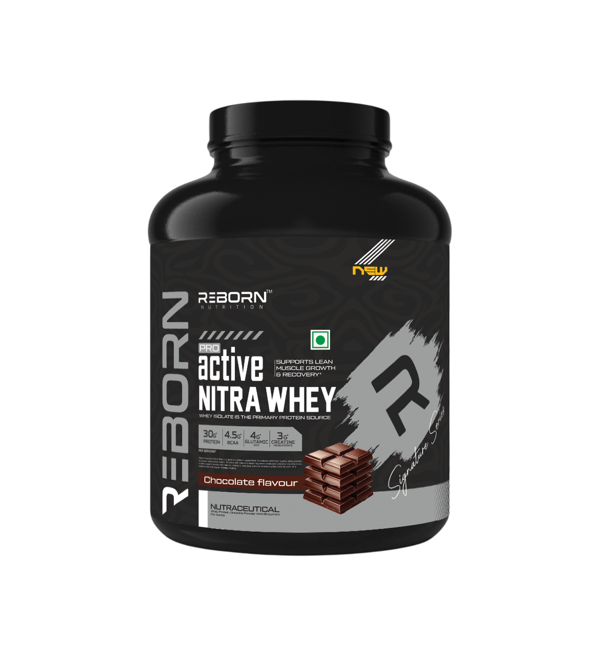 REBORN NUTRITION PRO- ACTIVE  NITRA WHEY, 30 G PROTEIN | 39 Serving