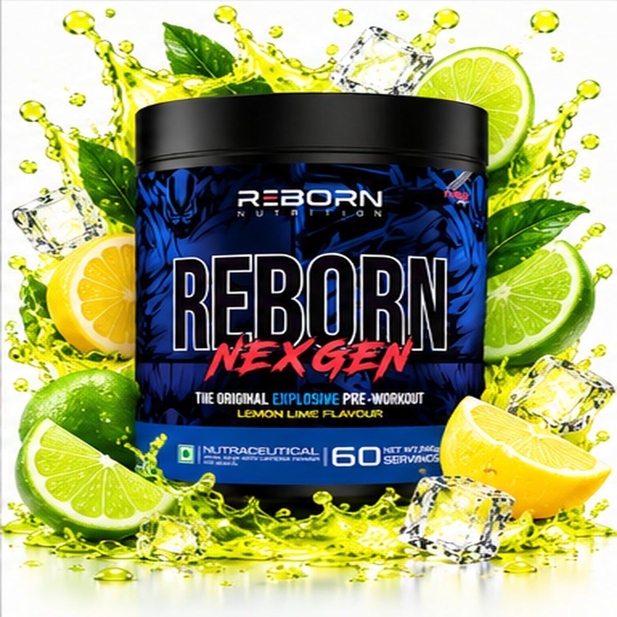 REBORN NEX GEN ORIGINAL EXPLOSIVE PRE-WORKOUT | 60 Serving