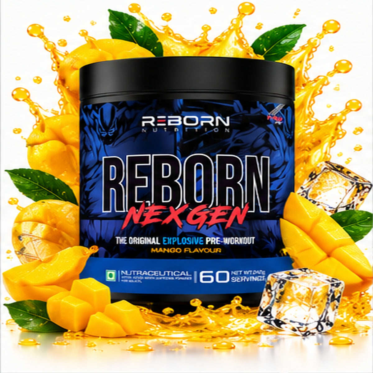 REBORN NEX GEN ORIGINAL EXPLOSIVE PRE-WORKOUT | 60 Serving