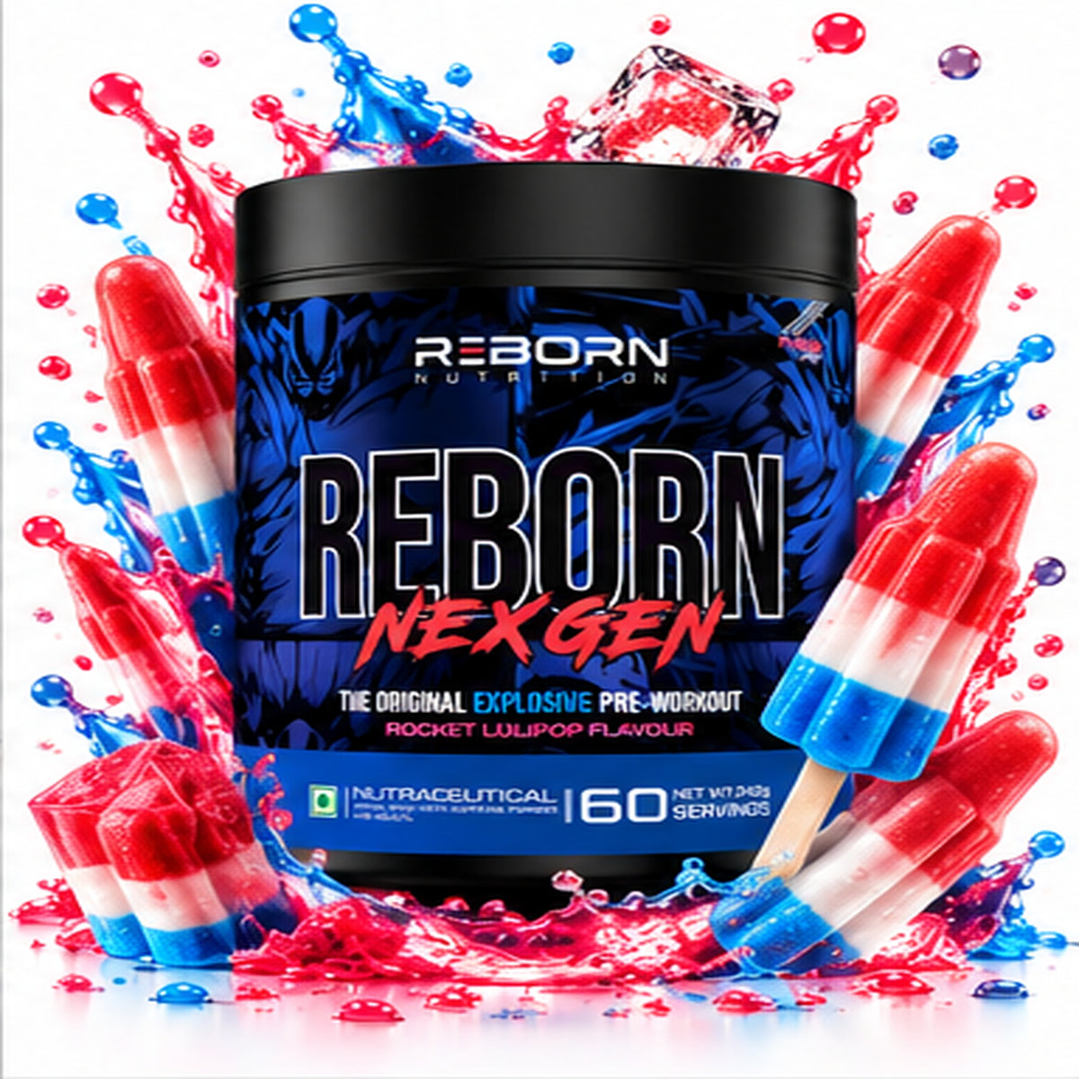REBORN NEX GEN ORIGINAL EXPLOSIVE PRE-WORKOUT | 60 Serving