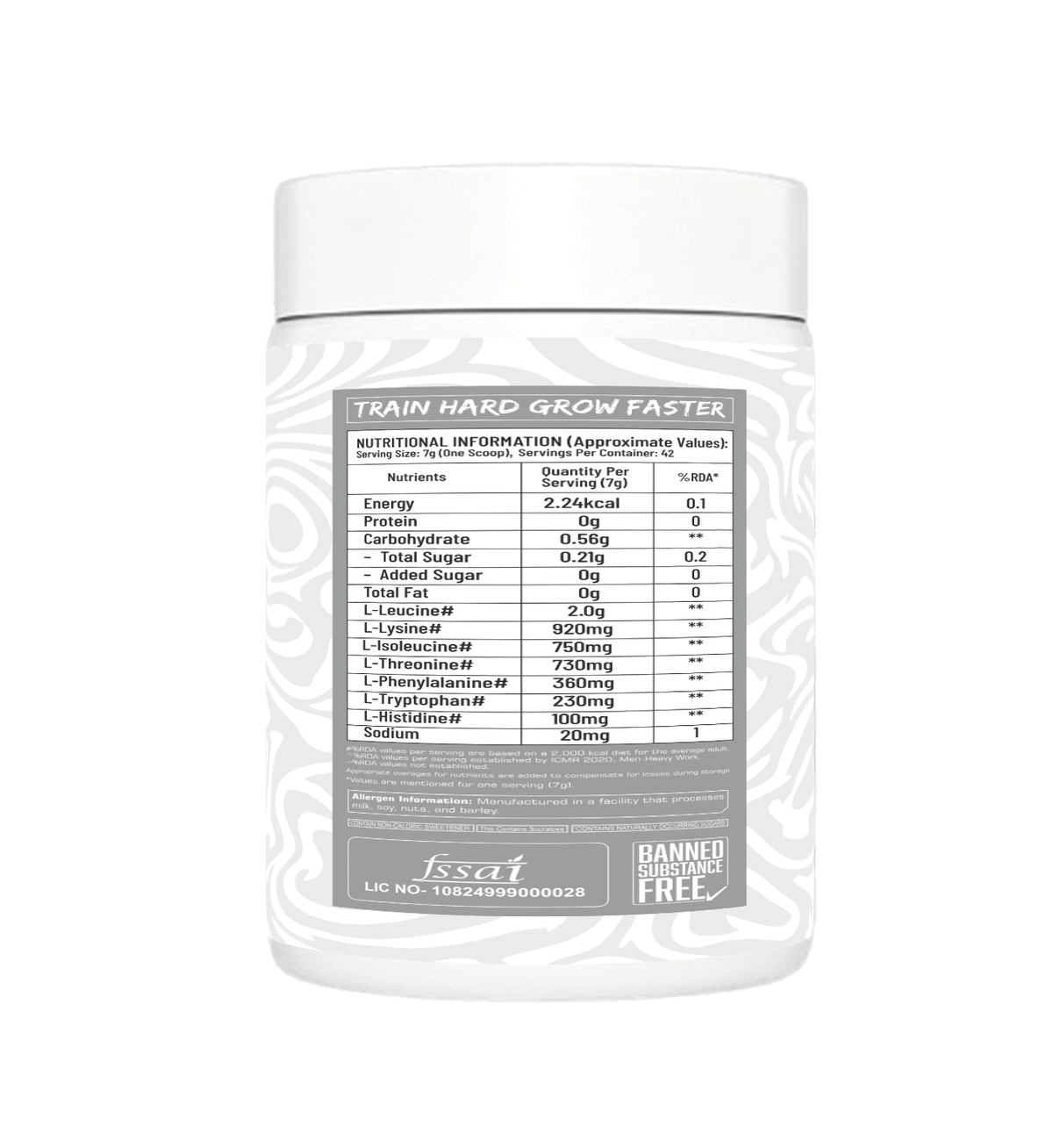 REBORN NUTRITION PRO ACTIVE EAA | 42 SERVINGS