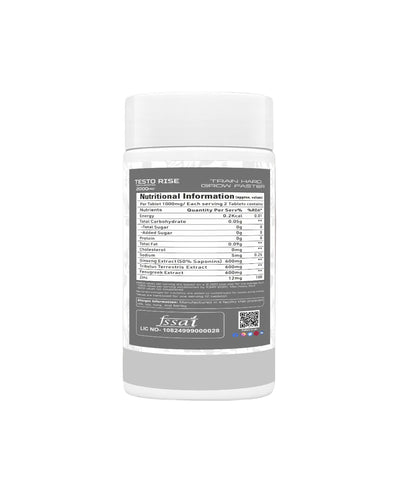 TESTO RISE BOOSTER | 2000MG | 60 TABLETS